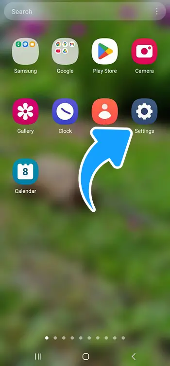 Step 2 - Open phone settings after download