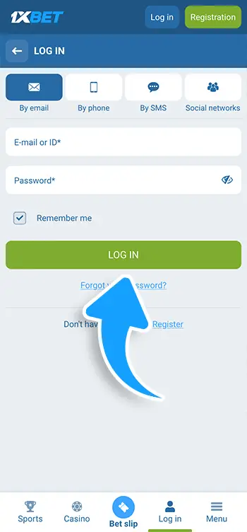 Step 5 - Complete login and access account