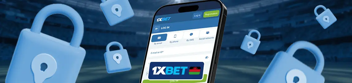 1xBet login from a mobile device in Malawi