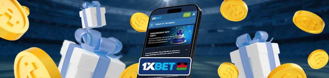 1xBet mobile welcome bonus and other promotions in Malawi