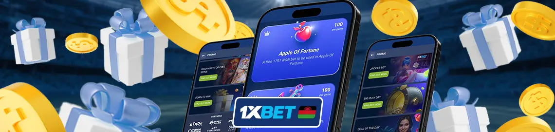 1xBet Welcome Bonus for new users in Malawi